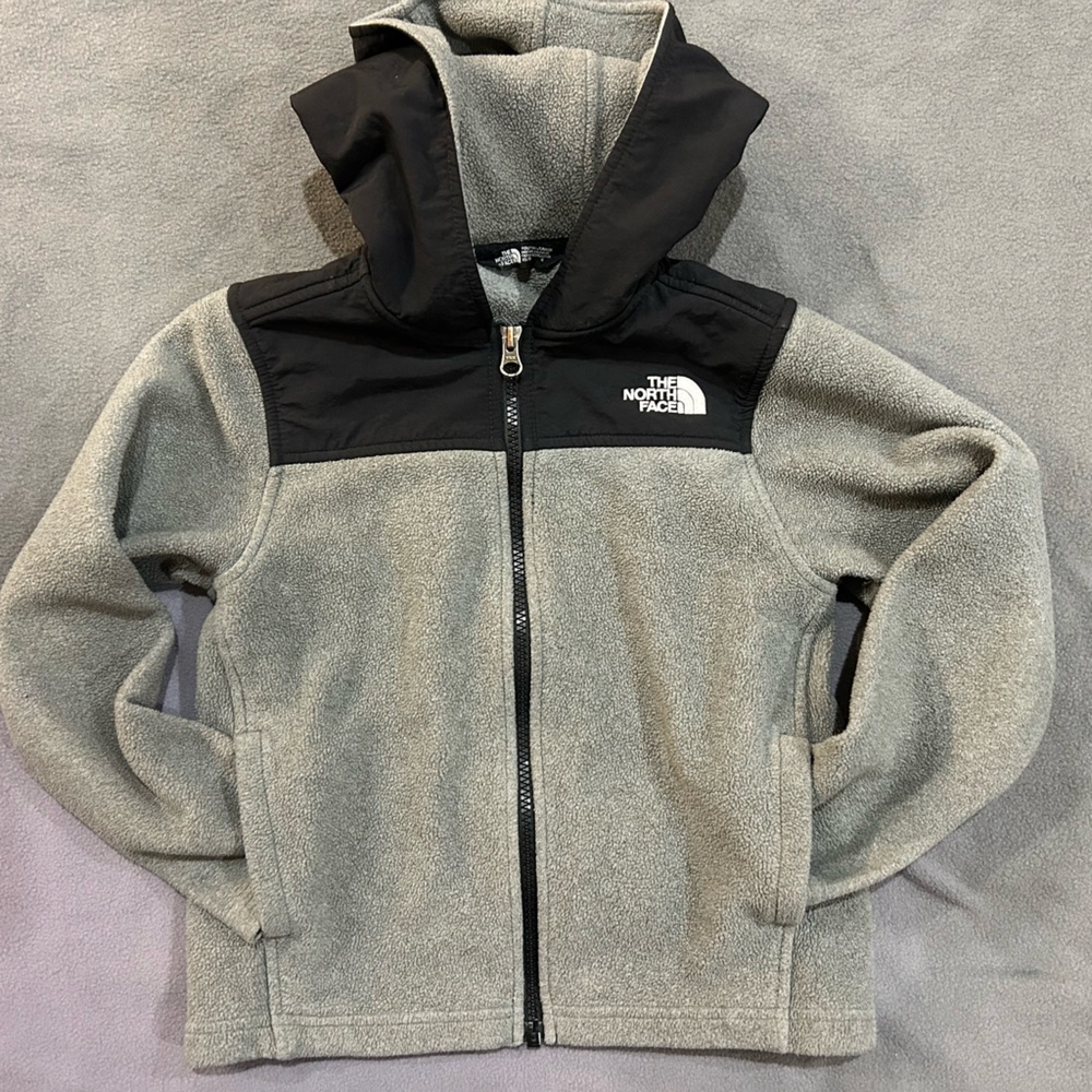 The North Face Kids Grey and Black Jacket